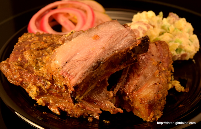 Smoky, Tangy, Lamb Ribs