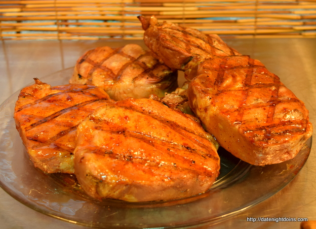 Strawberry Habanero Glazed Loin Chops