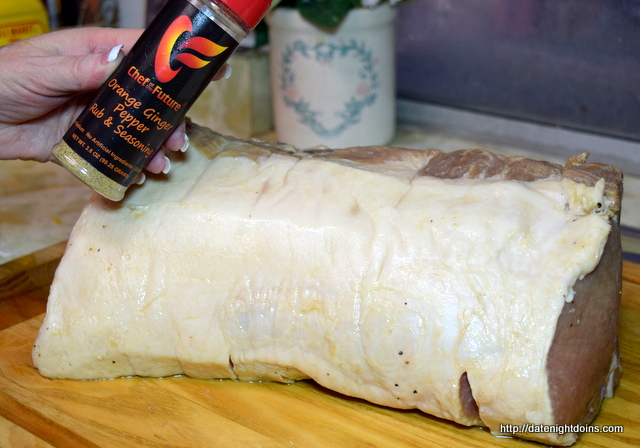 Orange Ginger Pepper Pork Loin