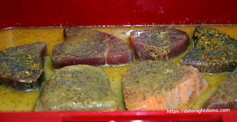 Citrus Ahi Tuna Steaks, Smokin’ on Your Gasser