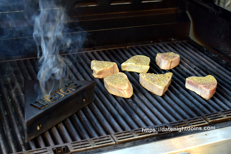 Citrus Ahi Tuna Steaks, Smokin’ on Your Gasser