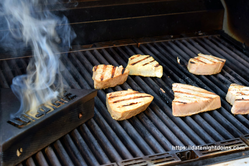 Citrus Ahi Tuna Steaks, Smokin’ on Your Gasser