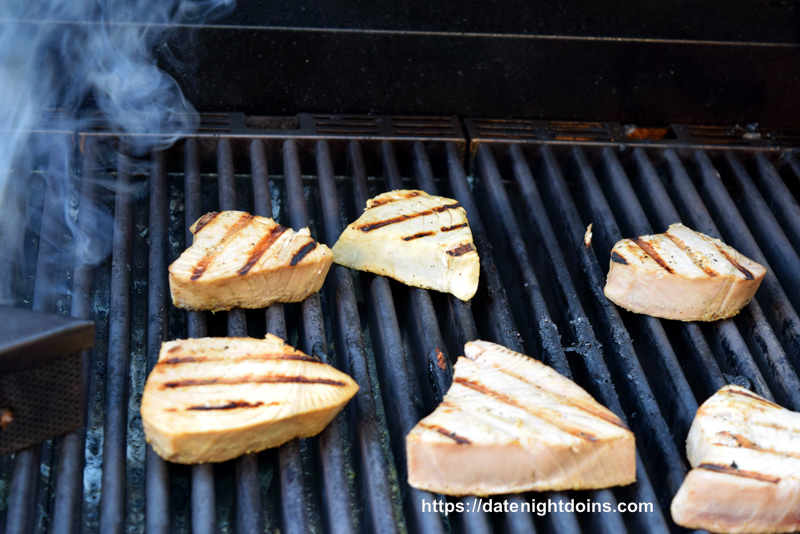 Citrus Ahi Tuna Steaks, Smokin’ on Your Gasser