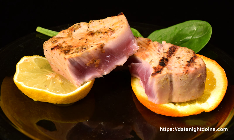 Citrus Ahi Tuna Steaks, Smokin’ on Your Gasser