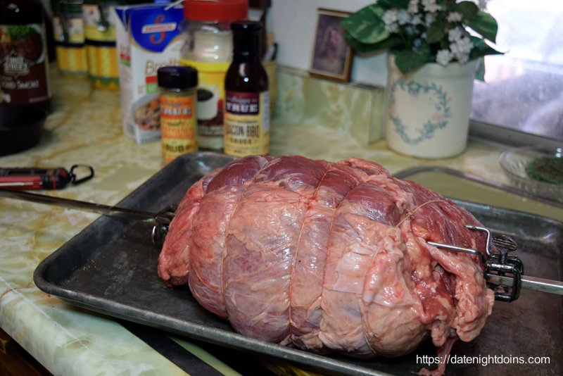 Perfect Sirloin Roast on the Rotisserie