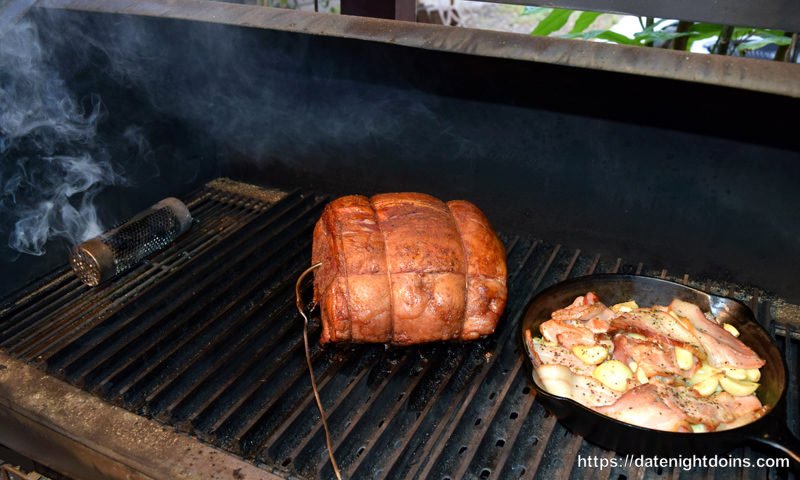 In the Smoke with a Garlic Skillet