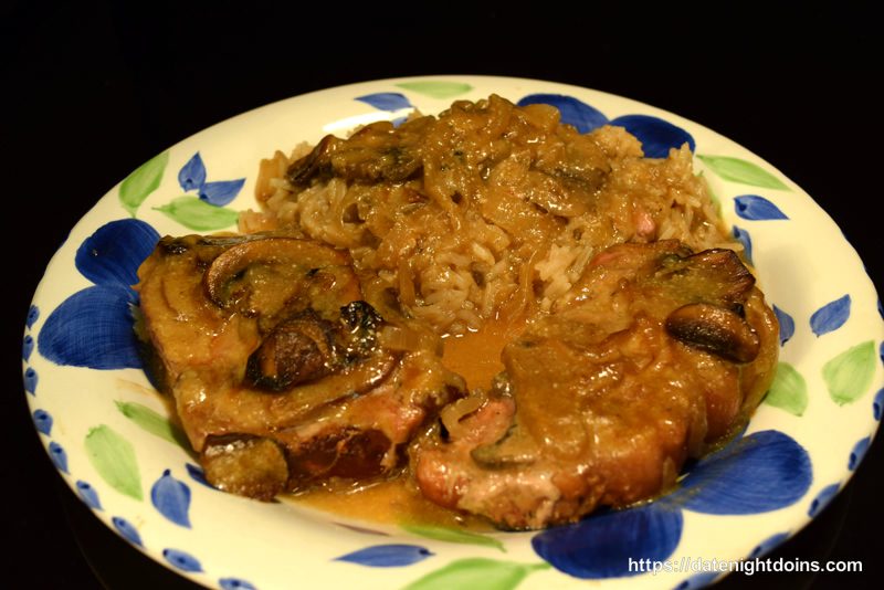 Smothered Smoked Pork Chops - Date Night Doins BBQ For Two