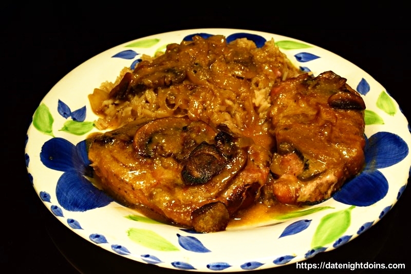 Smothered Smoked Pork Chops