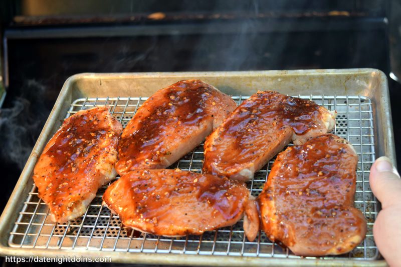 Cold Smoked BBQ Pork Chops 4