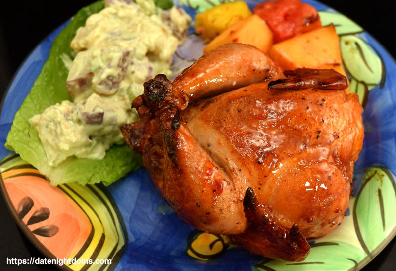 Strawberry Habanero Glazed Game Hens