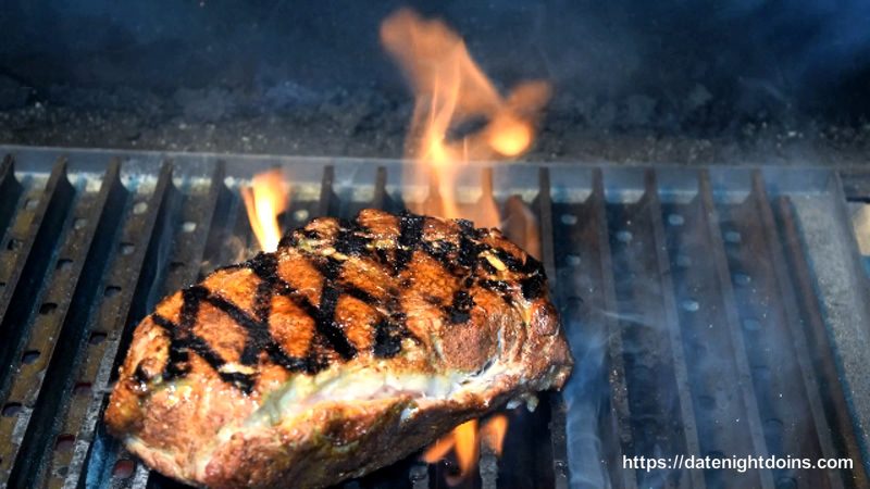 Pizza Oven Flame Broiled Rib Eye 6