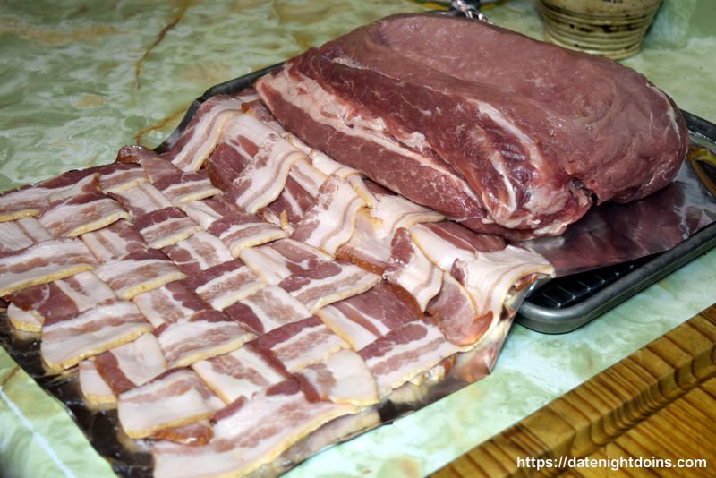 Bacon Wrapped Apple Pork Loin 7