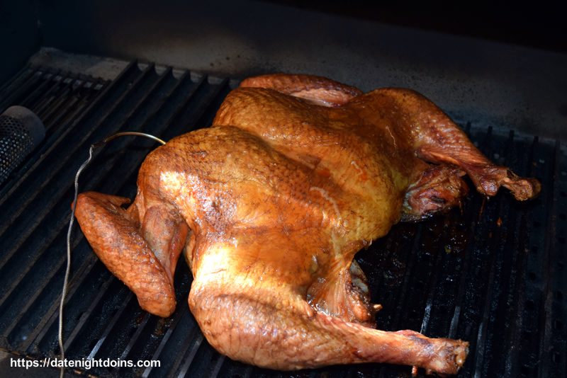 Simple Spatchcocked Smoked Turkey Date Night Doins Bbq For Two