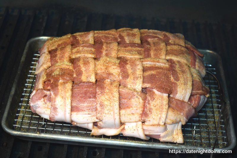 Bacon Wrapped Apple Pork Loin 10