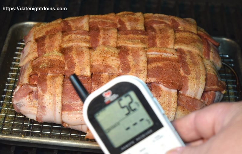 Bacon Wrapped Apple Pork Loin 11