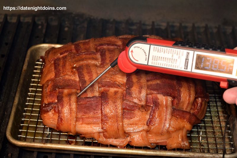 Bacon Wrapped Apple Pork Loin 12