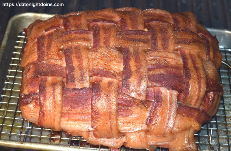 Bacon Wrapped Apple Pork Loin 13