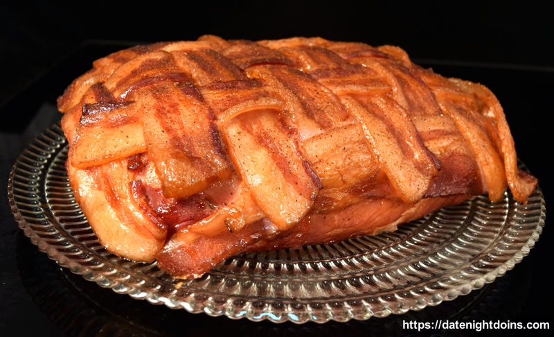Bacon Wrapped Apple Pork Loin 1