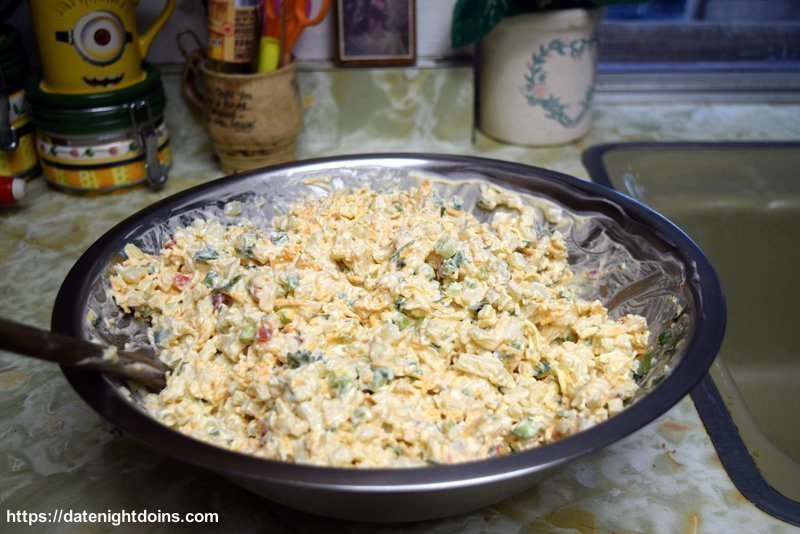 White Trash Potatoes - Date Night Doins BBQ For Two