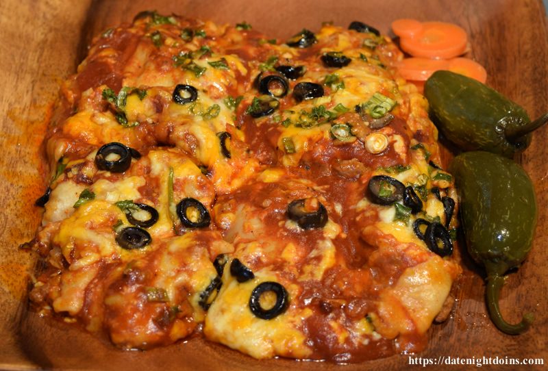 Cheeseburger Enchiladas