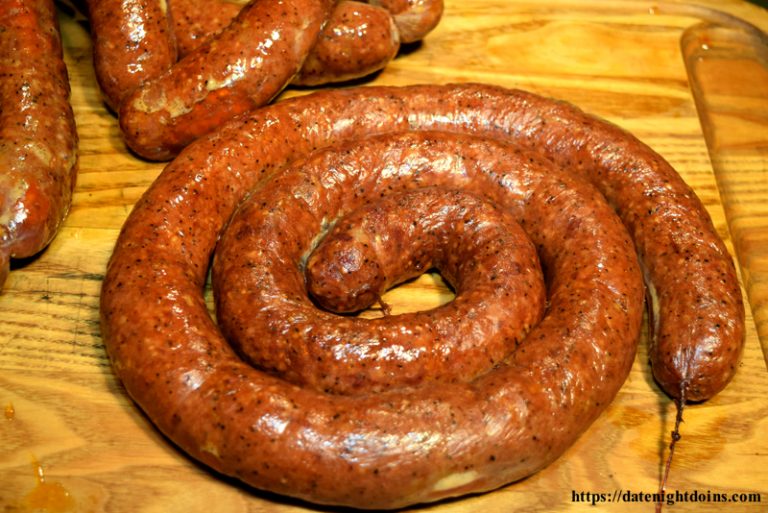 Homemade German Knackwurst - Date Night Doins BBQ For Two