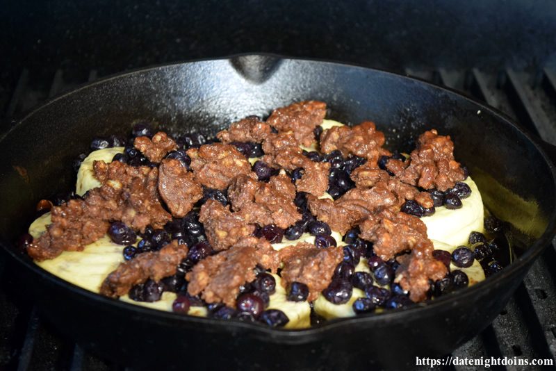 Cast Iron Blueberry Coffee Cake