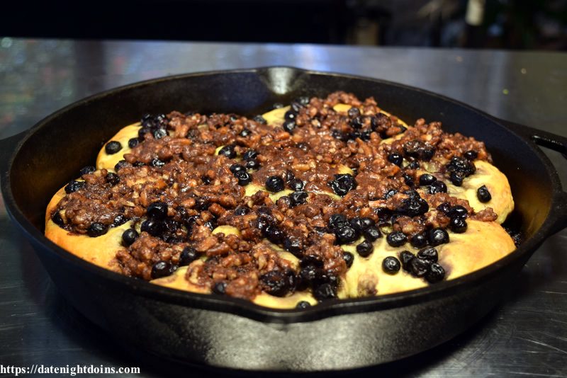 Cast Iron Blueberry Coffee Cake