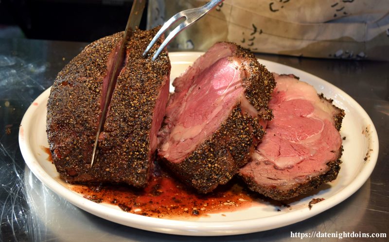 Peppercorn and Herb Crusted Prime Rib