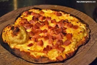 Read more about the article Smoked Swiss and Ham Pizza