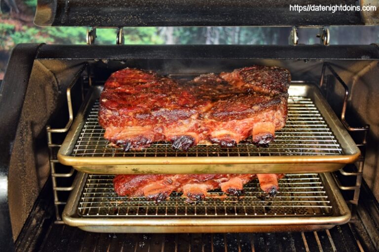 Big Beef Ribs Go Tailgating - Date Night Doins BBQ For Two