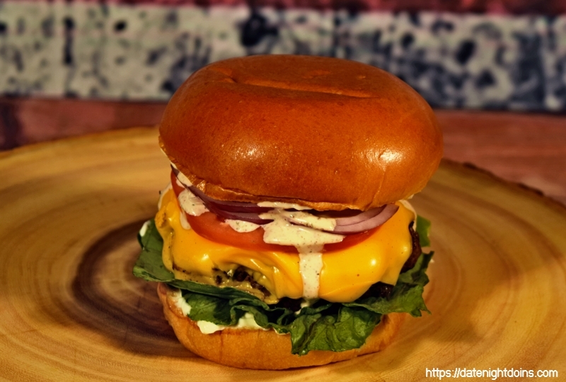 Red, White & Blue Burger