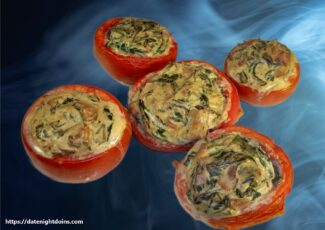 Read more about the article Smoked Creamed Spinach Stuffed Tomatoes
