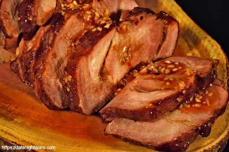 Maple Bourbon Glazed Pork Loin