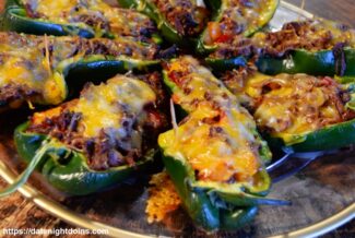 Read more about the article Tex-Mex Brisket Stuffed Poblano Peppers