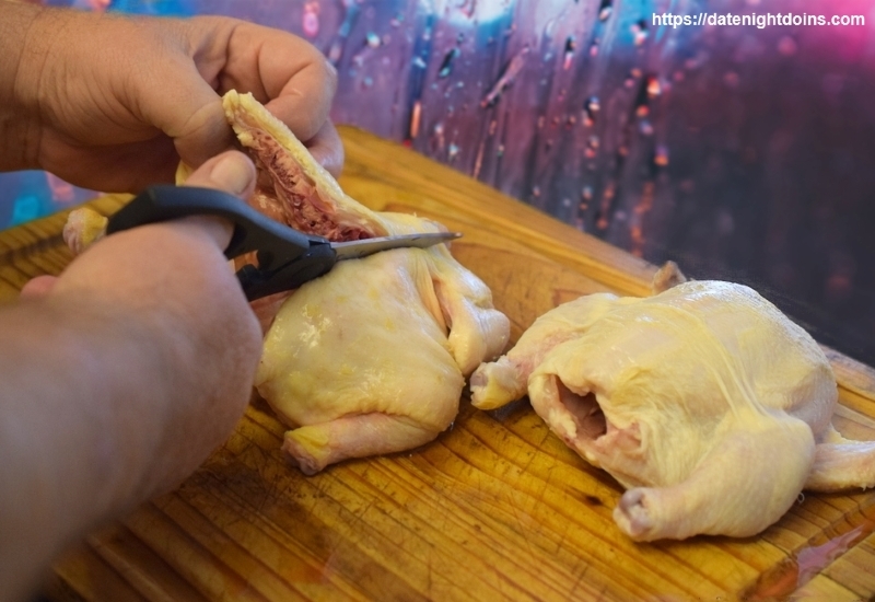 Garlicky Spatchcock Hens