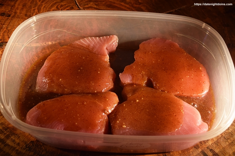 Honey Mustard Tuna Steaks