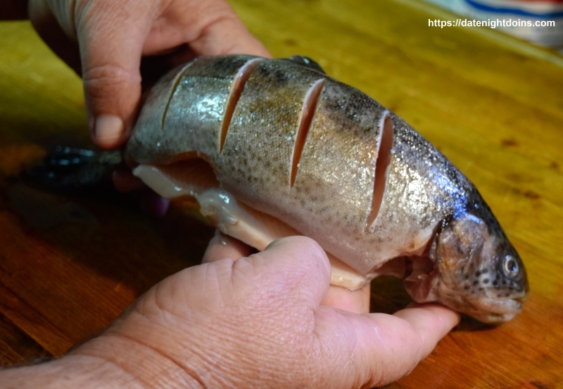 Grilled Trout Amandine