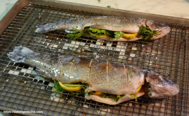 Grilled Trout Amandine