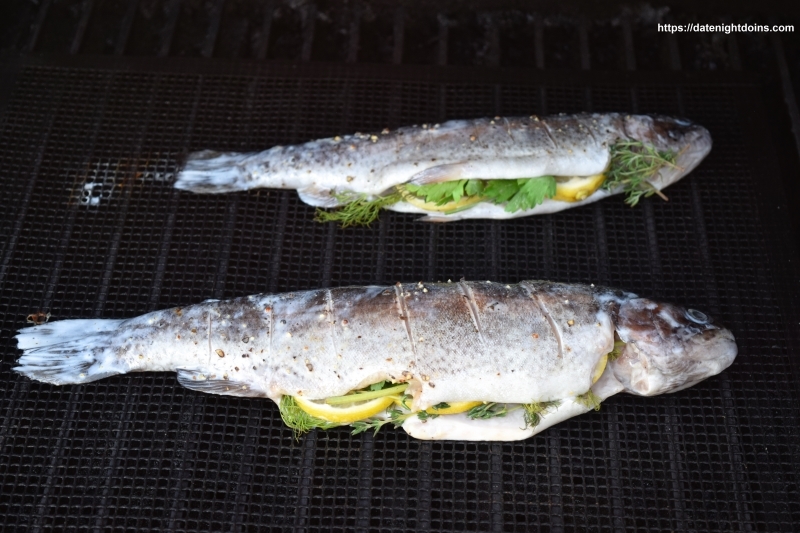 Grilled Trout Amandine