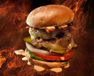 Uncle Bubba’s Alabama Double Stack Bacon Cheeseburger